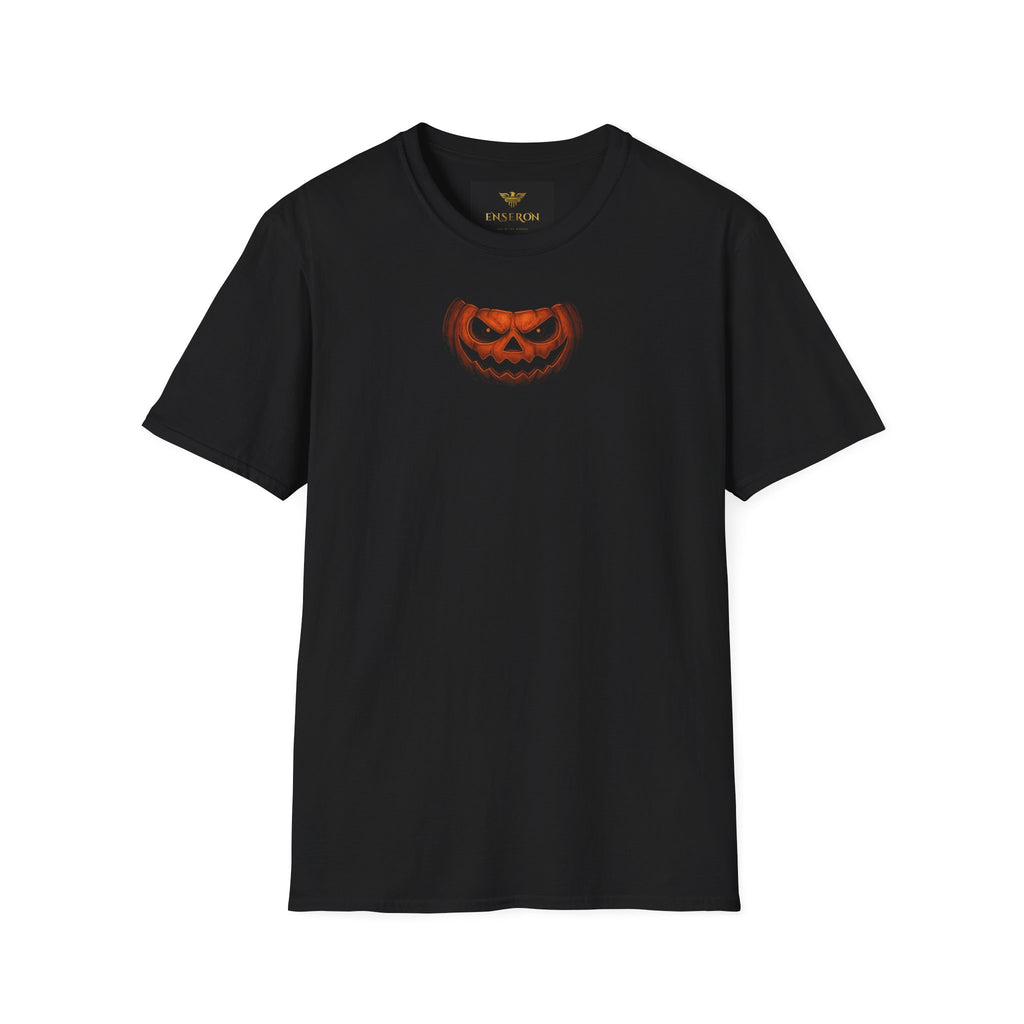 Halloween Graphic Tee, Unisex Softstyle T-Shirt, Trick or Treat Shirt, Spooky Costume, Fall Fashion, Pumpkin Print Top