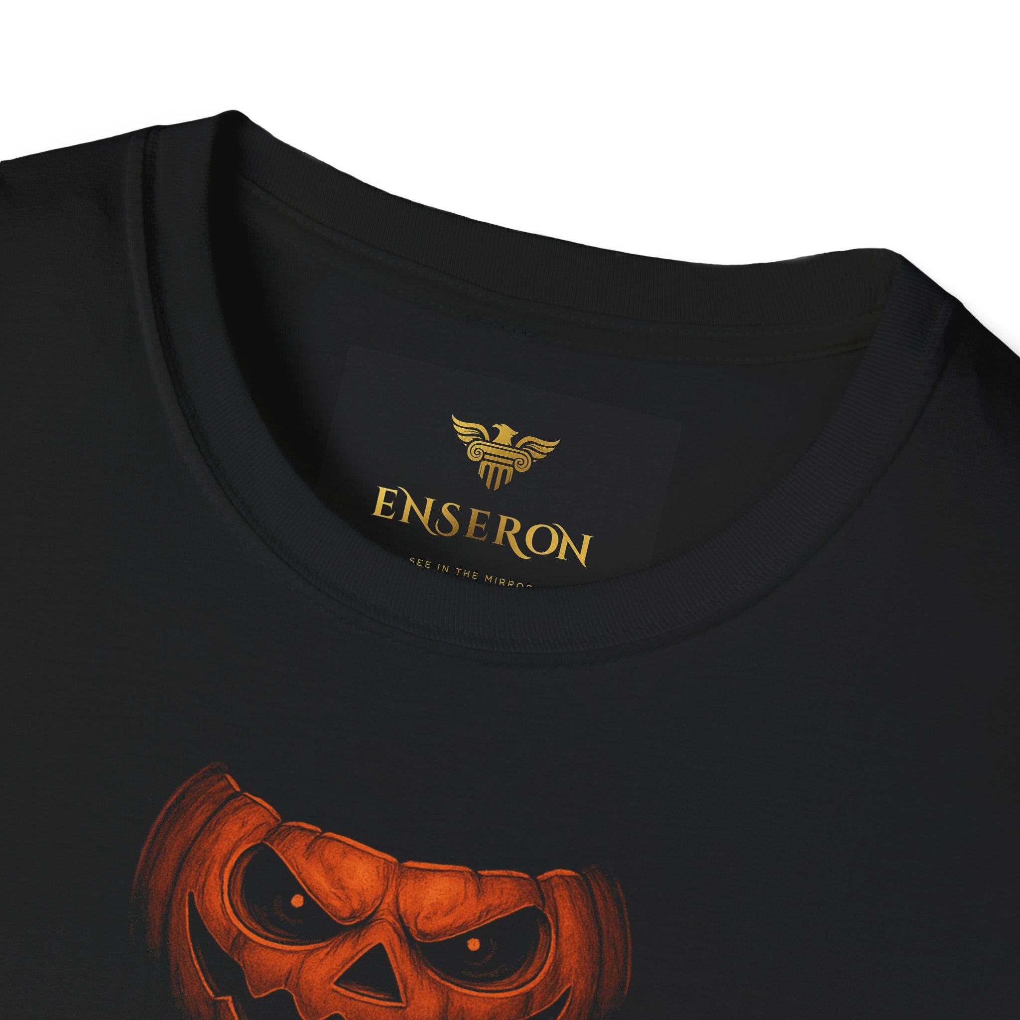 Halloween Graphic Tee, Unisex Softstyle T-Shirt, Trick or Treat Shirt, Spooky Costume, Fall Fashion, Pumpkin Print Top